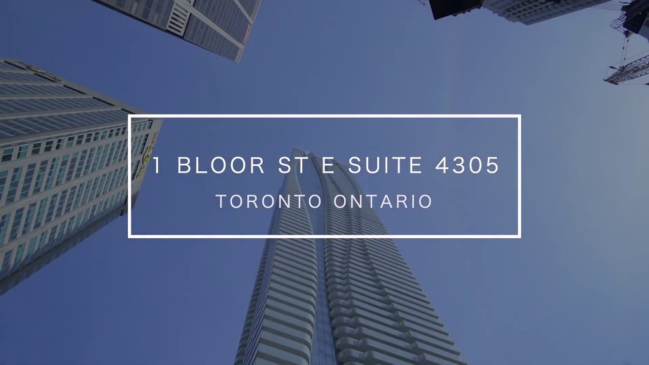 🚨 SOLD! 🚨 1 Bloor Street East - Unit 4305 - Virtual Tour