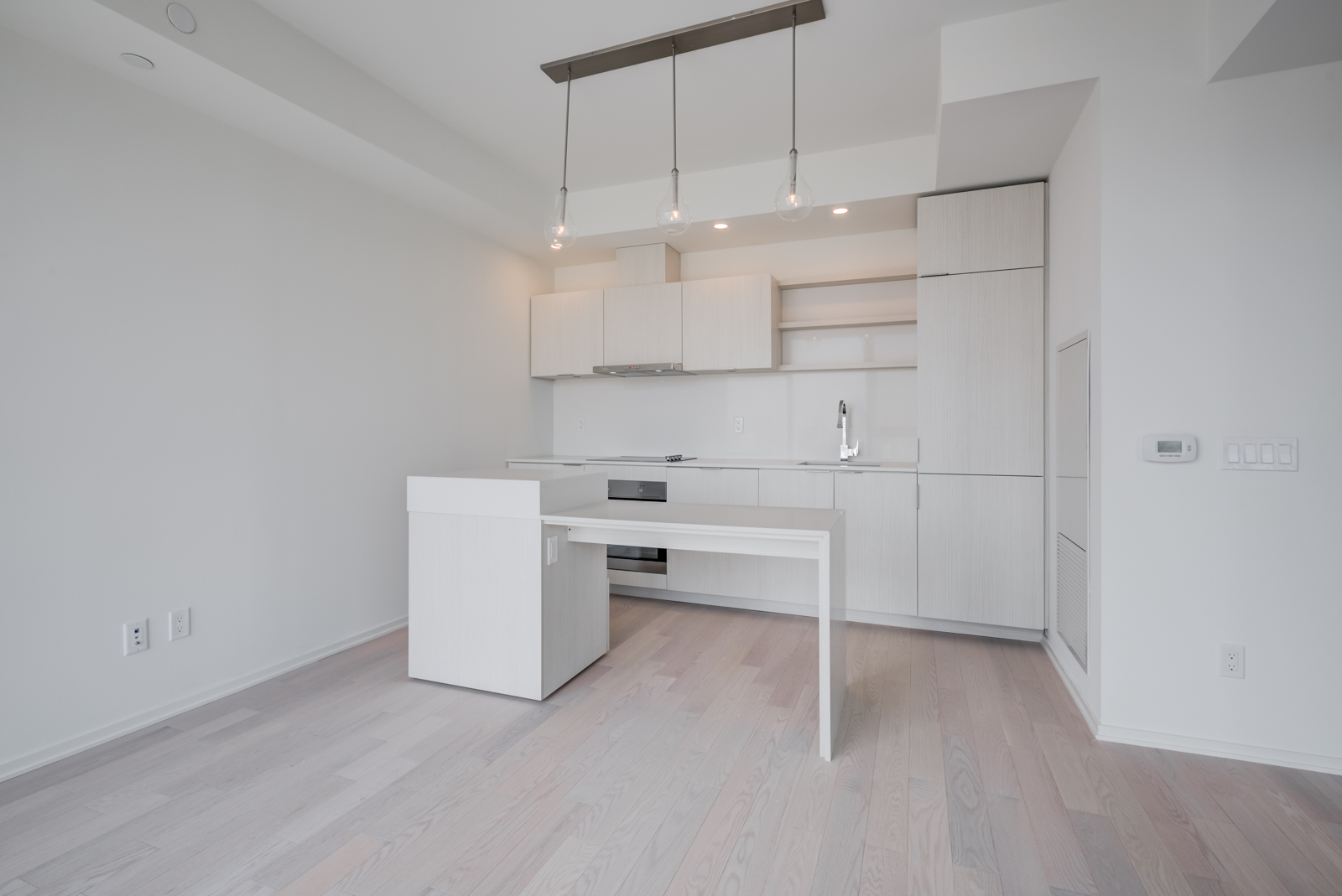 16 Bonnycastle's white kitchen counters and cabinets.