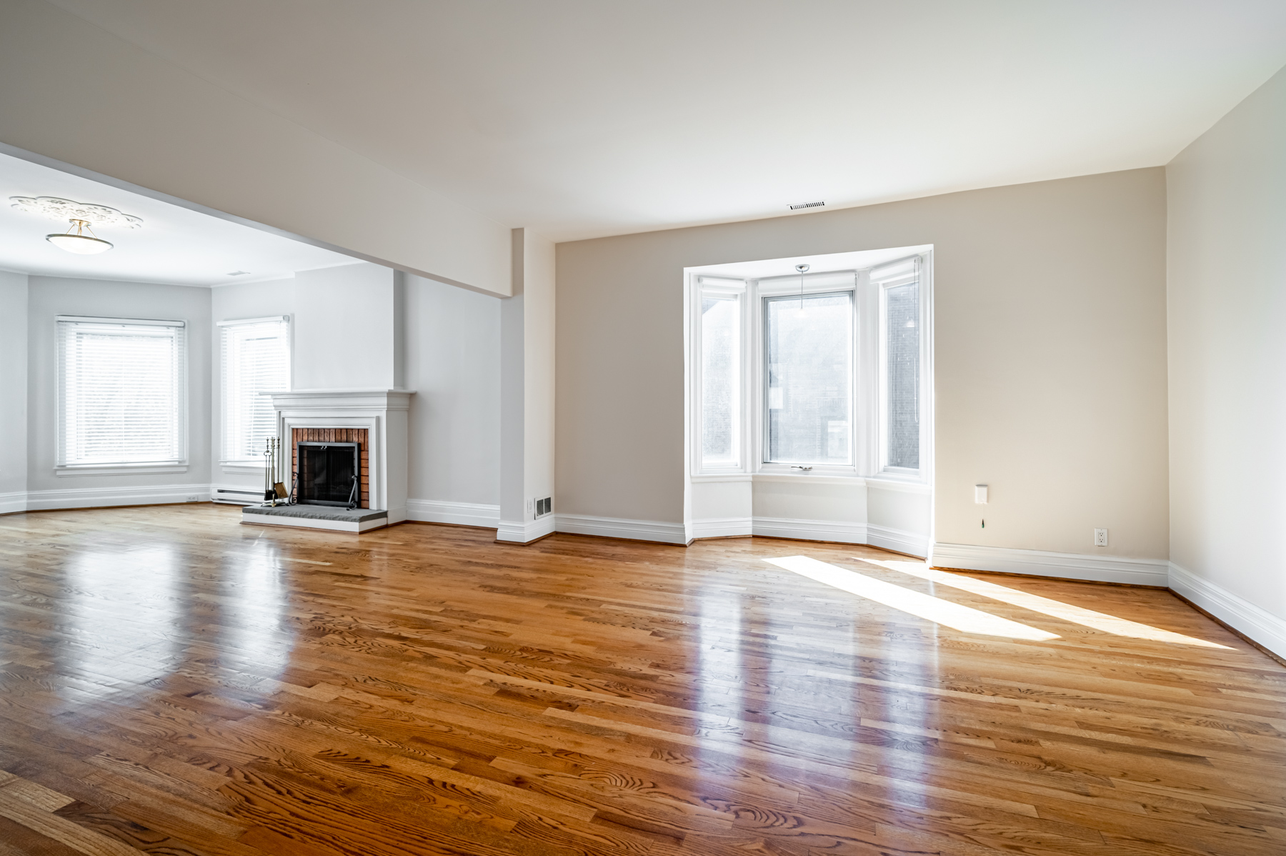 25 98 Bedford Rd huge living and dinign room hardwood floors fireplace 6