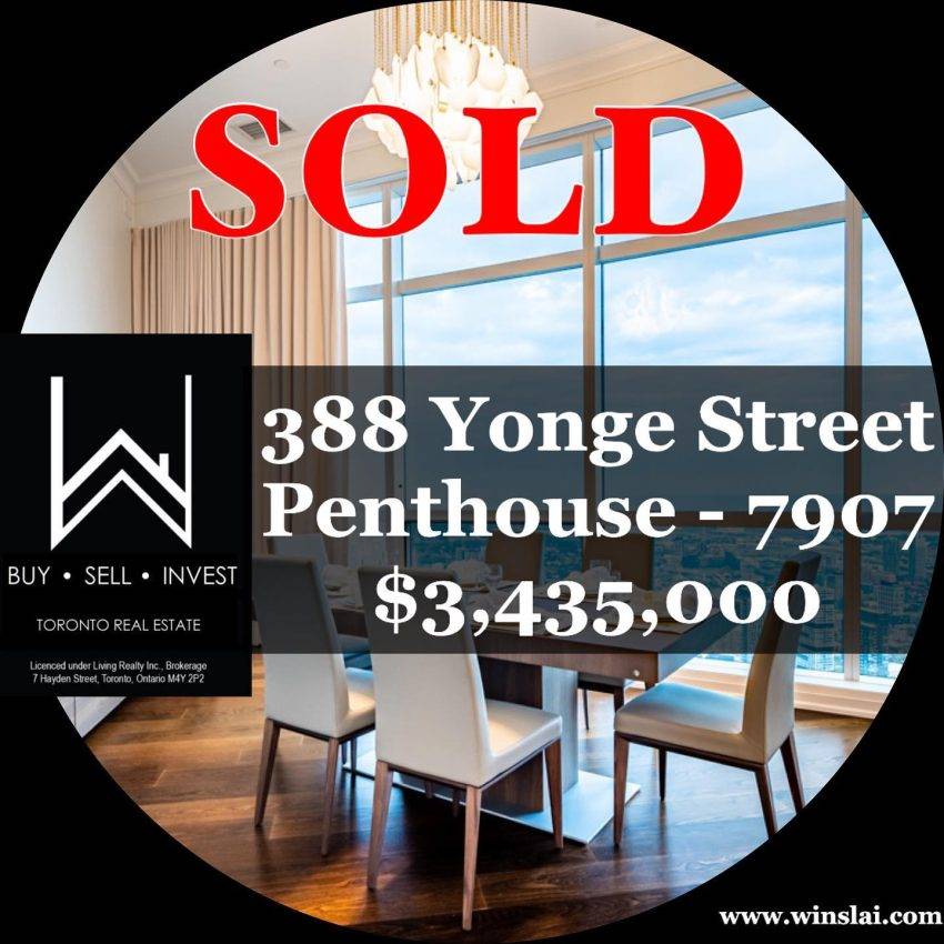Sold flyer for 388 Yonge St Penthouse