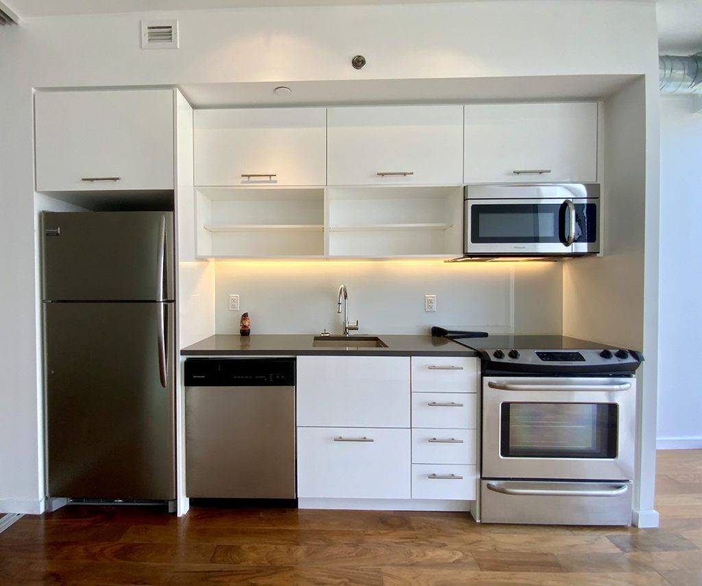 8. Modern linear kitchen 32 Trolley Crescent Unit 803 scaled 1