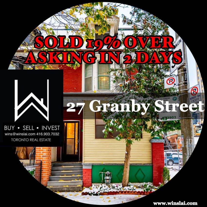 32. 27 Granby Street Sold 19 Over Asking Flyer