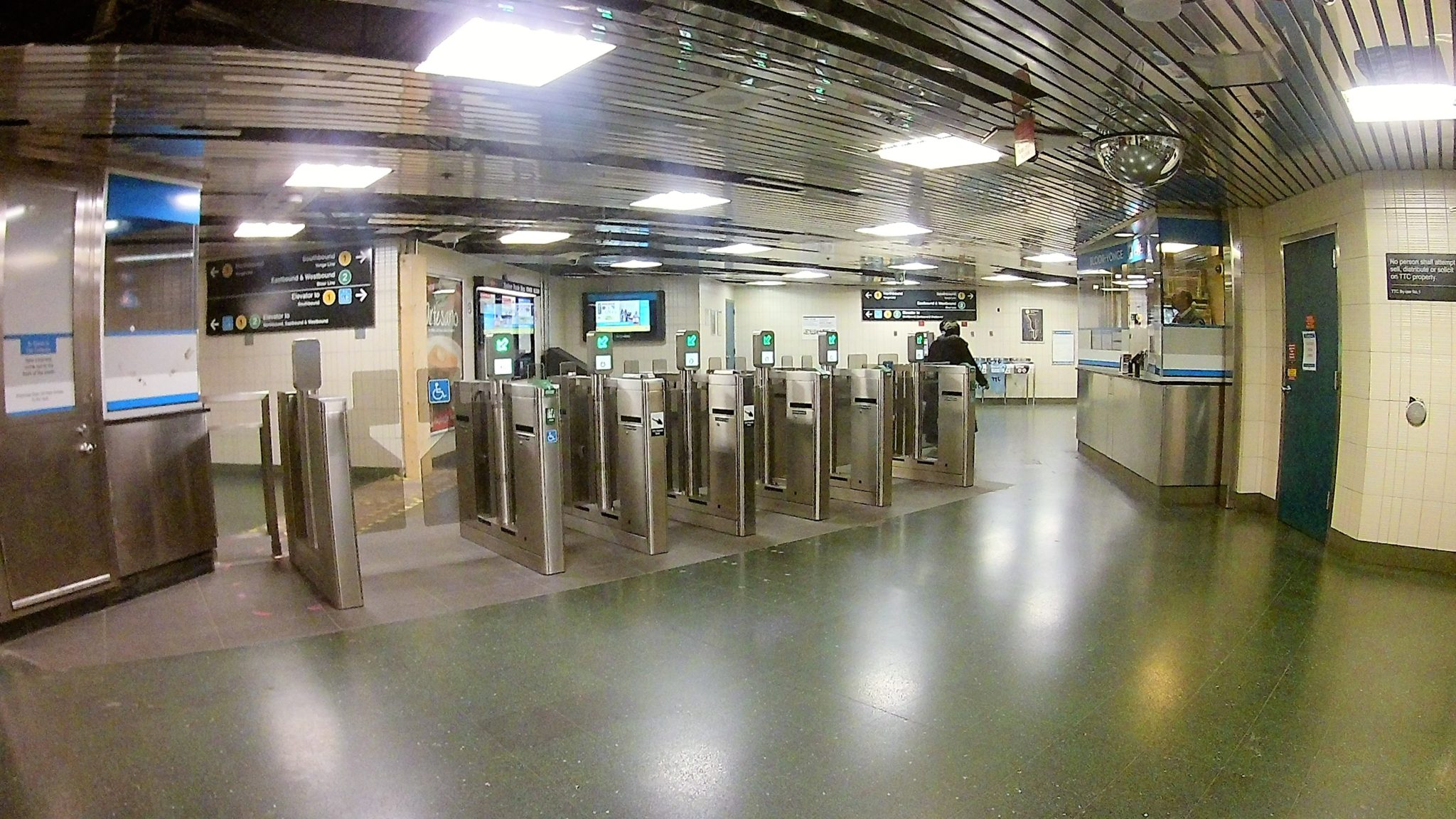 Photo of Toronto subway system.