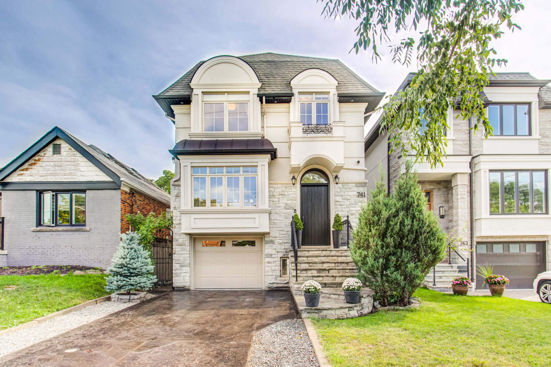 Exterior of gorgeous house.