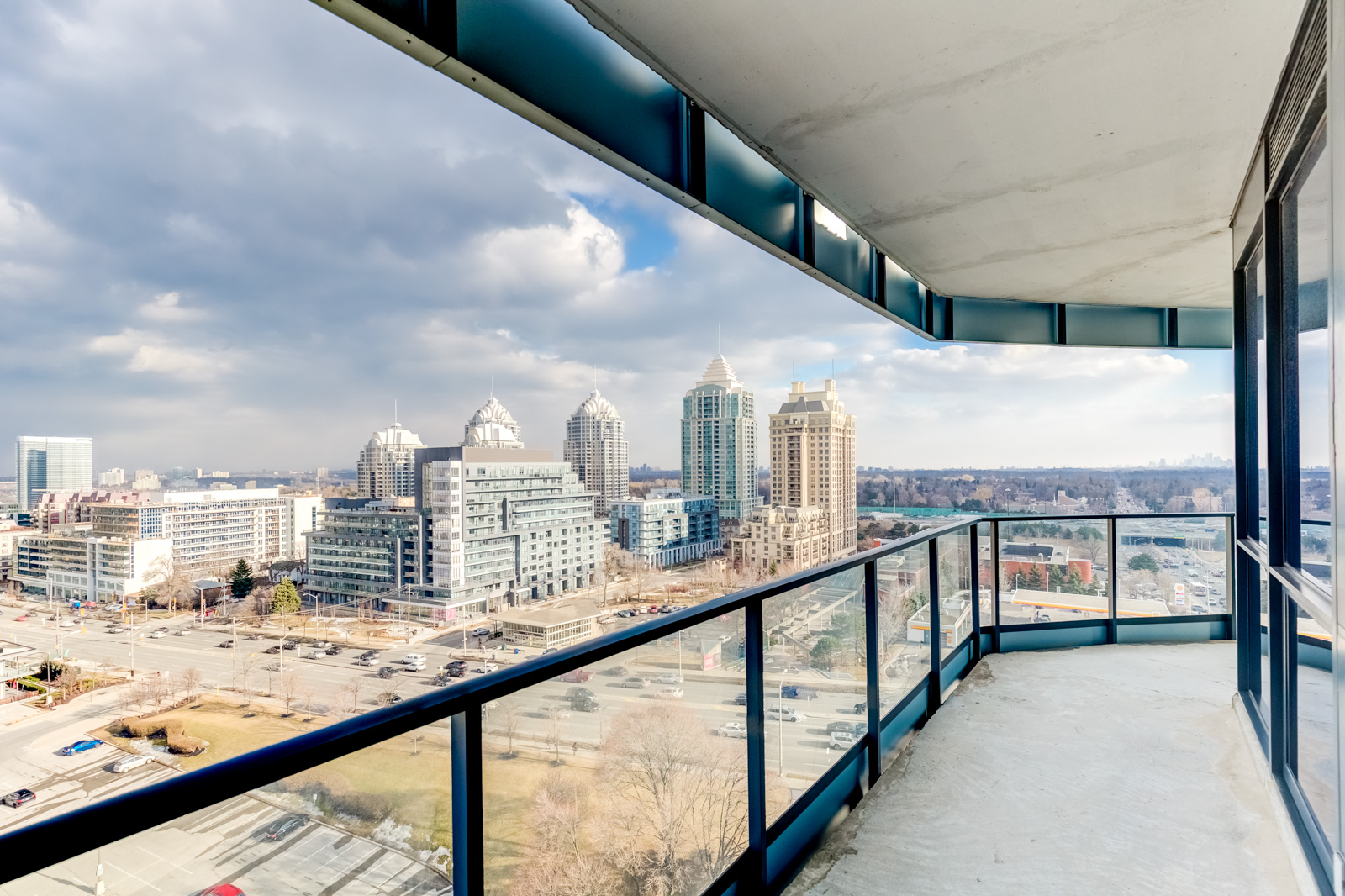 View of North York from 2885 Bayview Avenue Unit 1106 balcony.