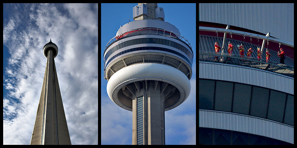 Photo of CN Tower showing Edge Walk