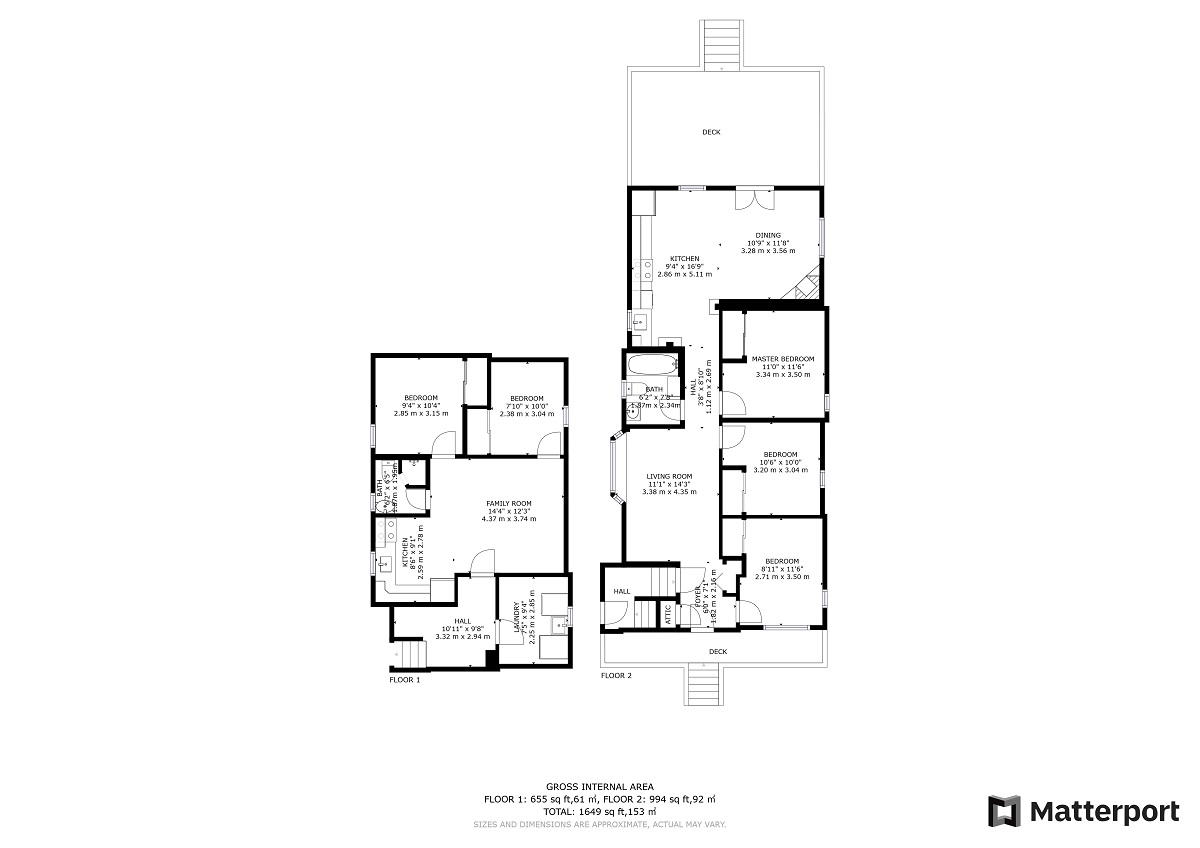 Floor Plans for 117 Phillip Ave