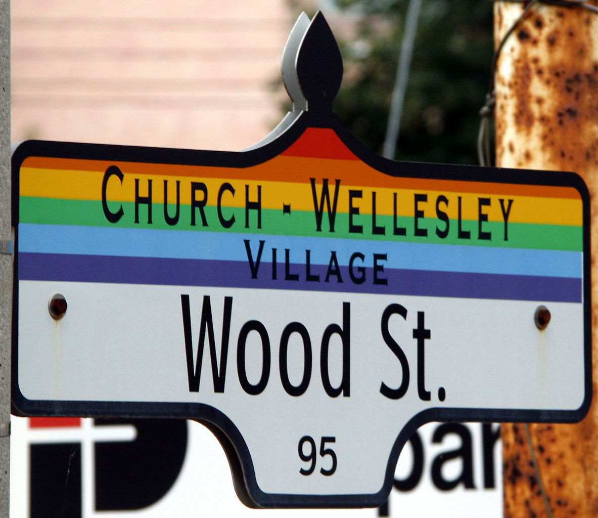 Church and Wellesley sign