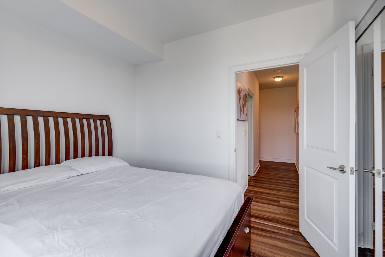 View of hallway in 28 Ted Rogers Way Unit 3609.