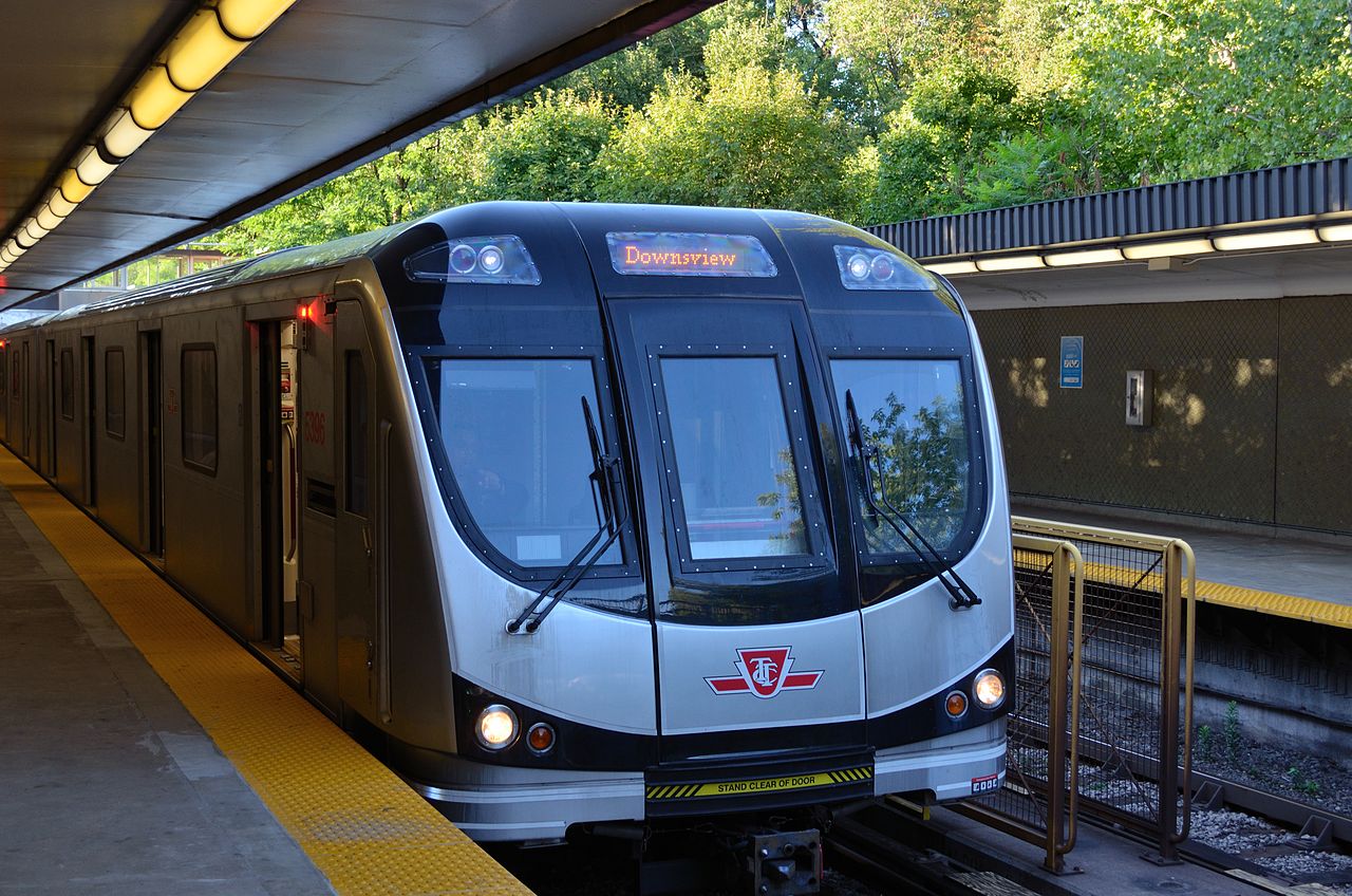 TTC train and station