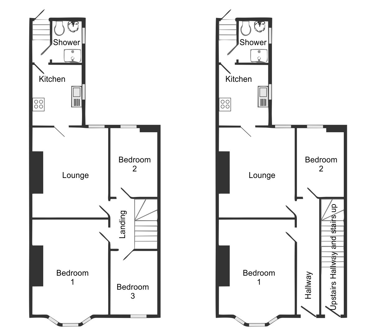 Simple floor plan for custom house