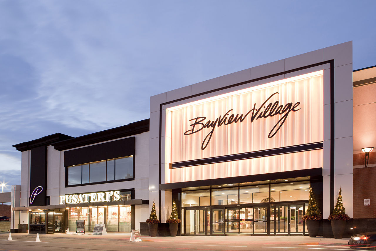 An artist's render of the Bayview Village Shopping Centre in North York, Toronto.