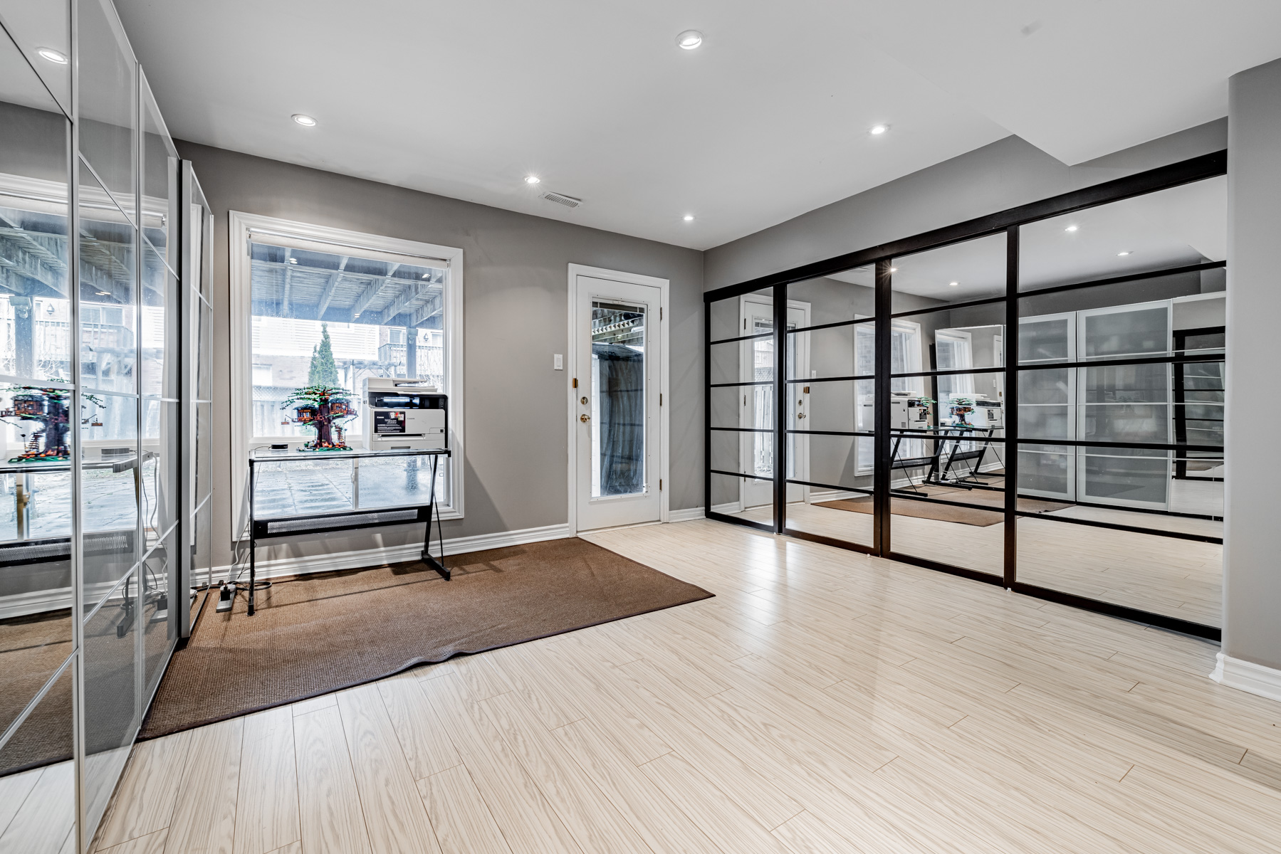 77 Schouten finished basement rec room.