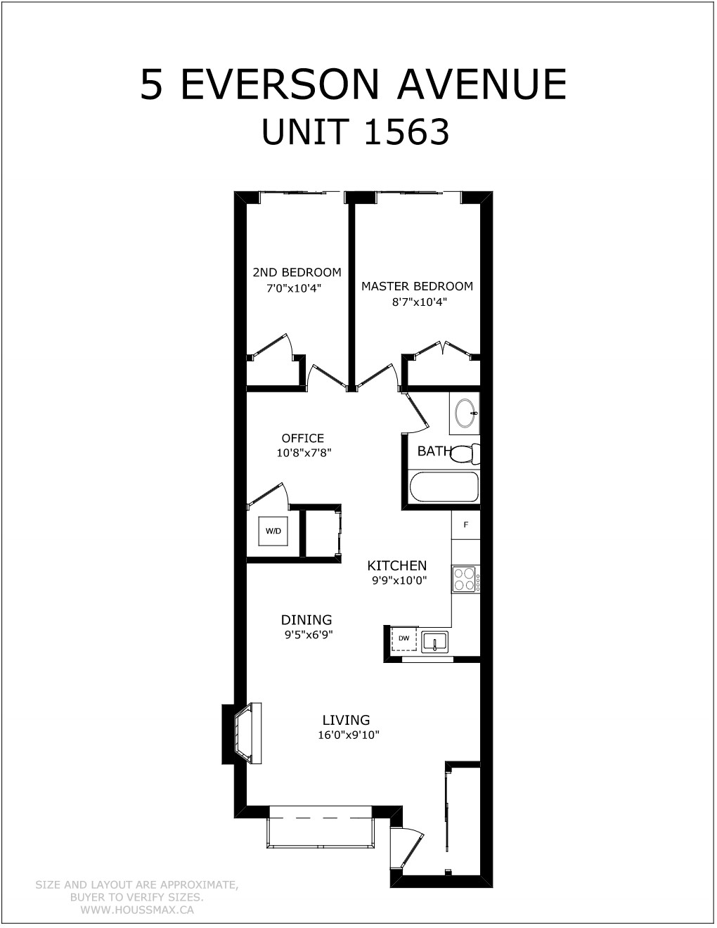 Floor plans for 5 Everson Dr Unit 1563
