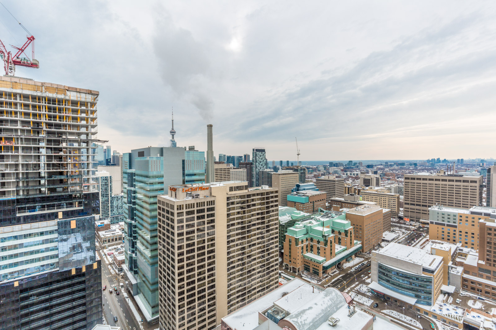 Sky view of Toronto