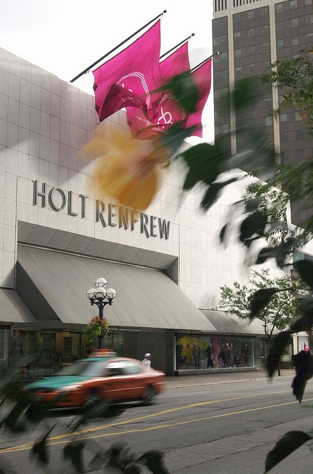 Photo showing outside of Holt Renfrew