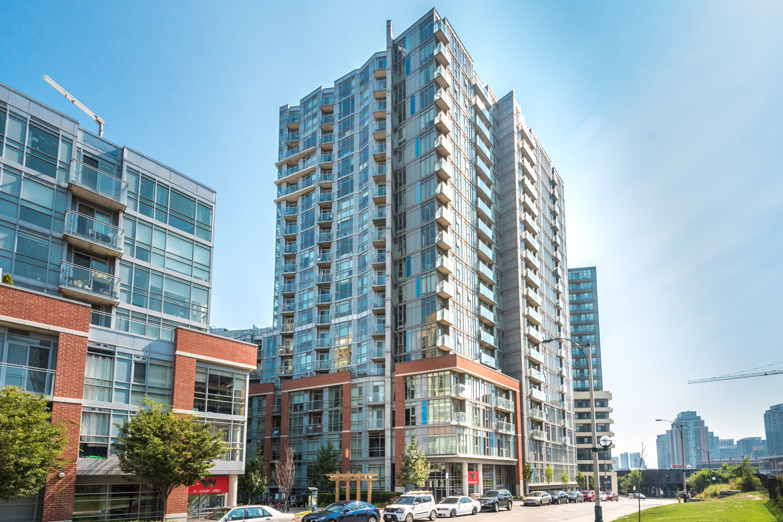 Photo of 150 Sudbury Street and other buildings.