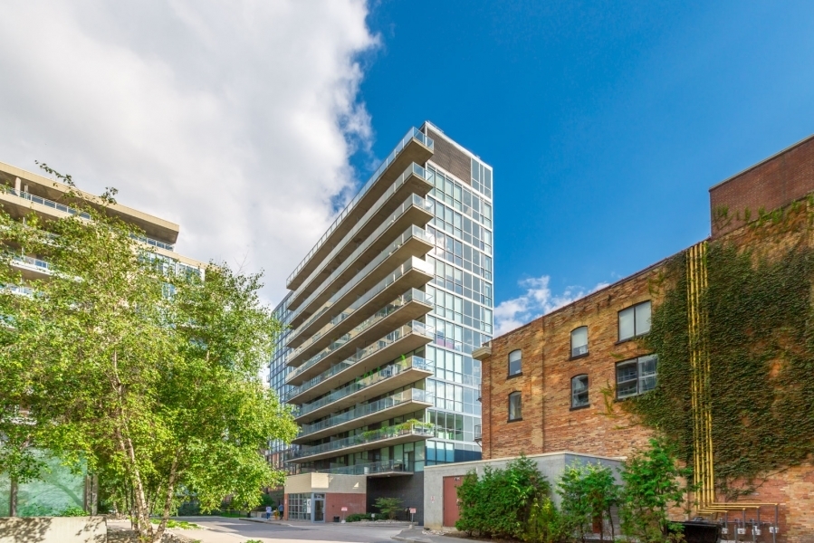 Exterior shot of Victory Lofts - 478 King St W in Toronto