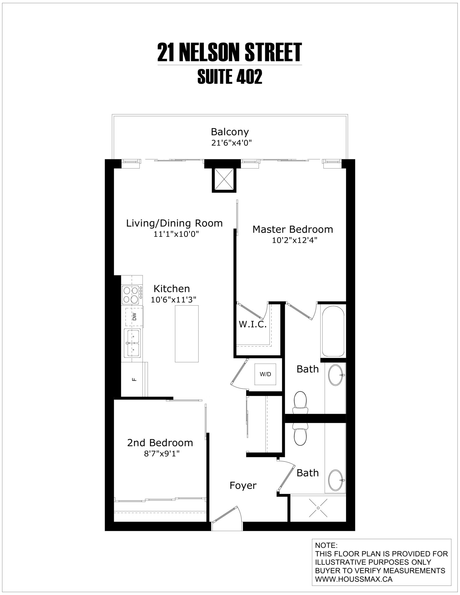 21 Nelson - Unit 402 - Floor Plans