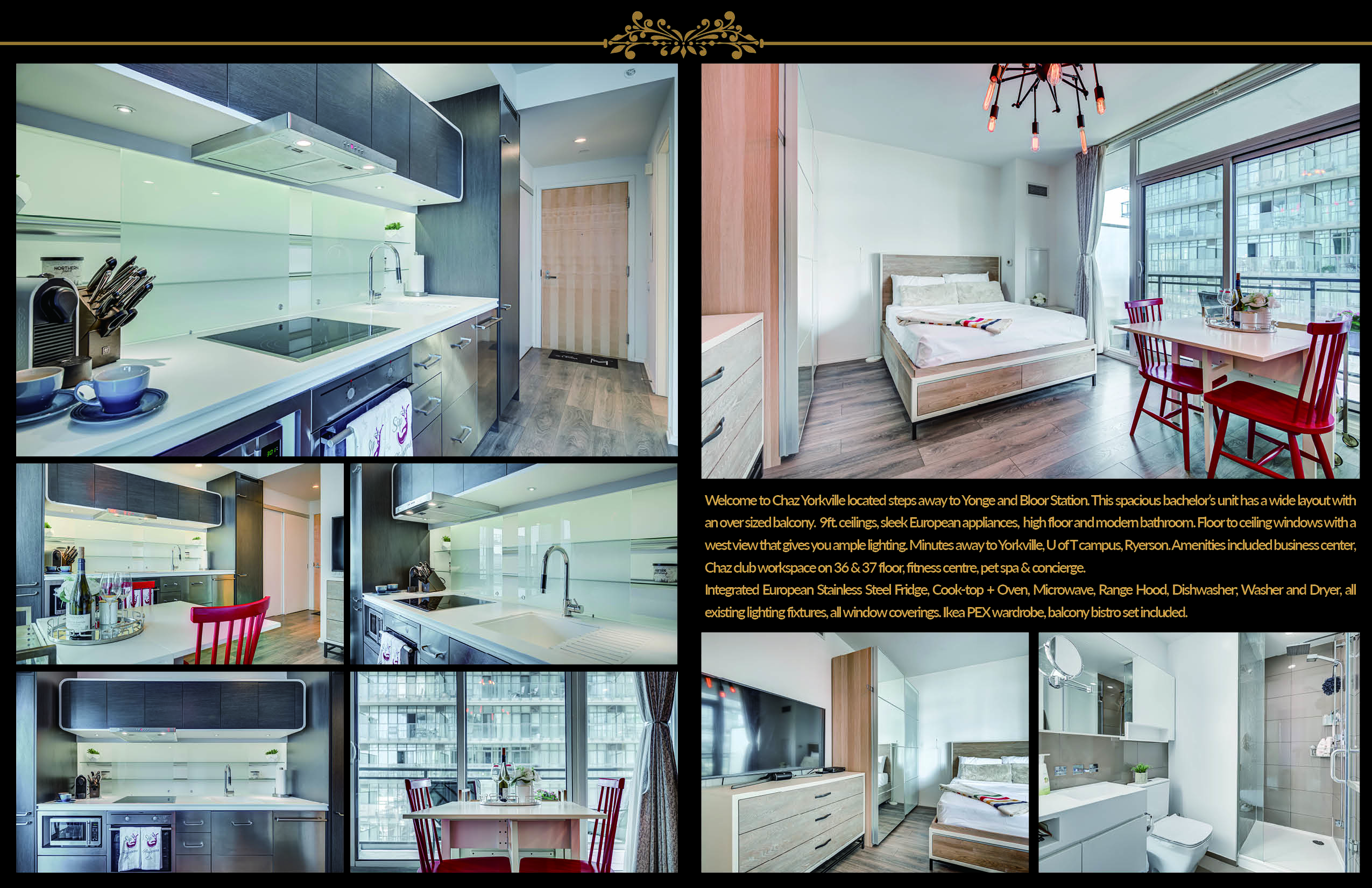 Marketing brochure for 45 Charles St E Unit 3103