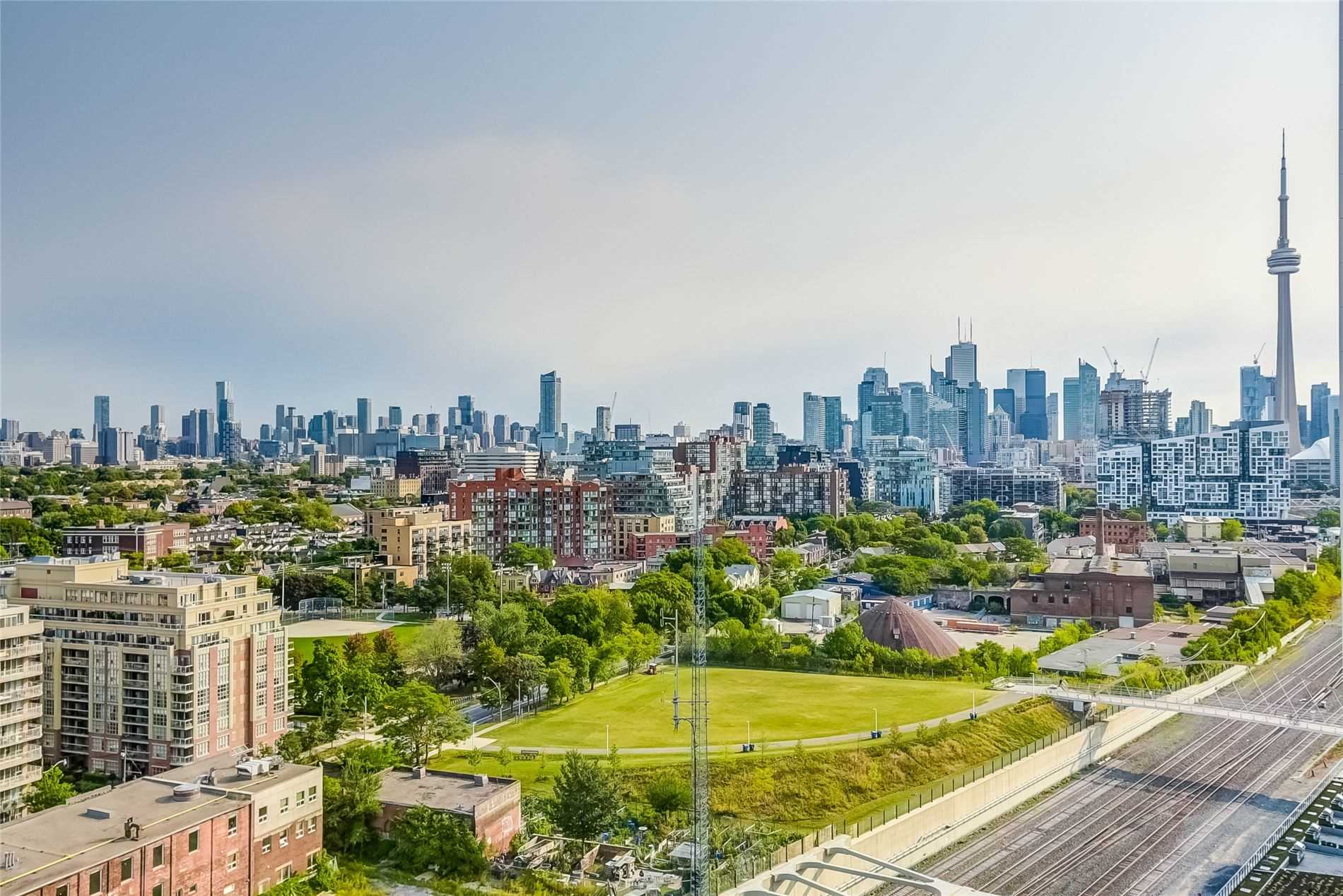 Liberty Village skyline, as seen from balcony of 19 Western Battery Rd.