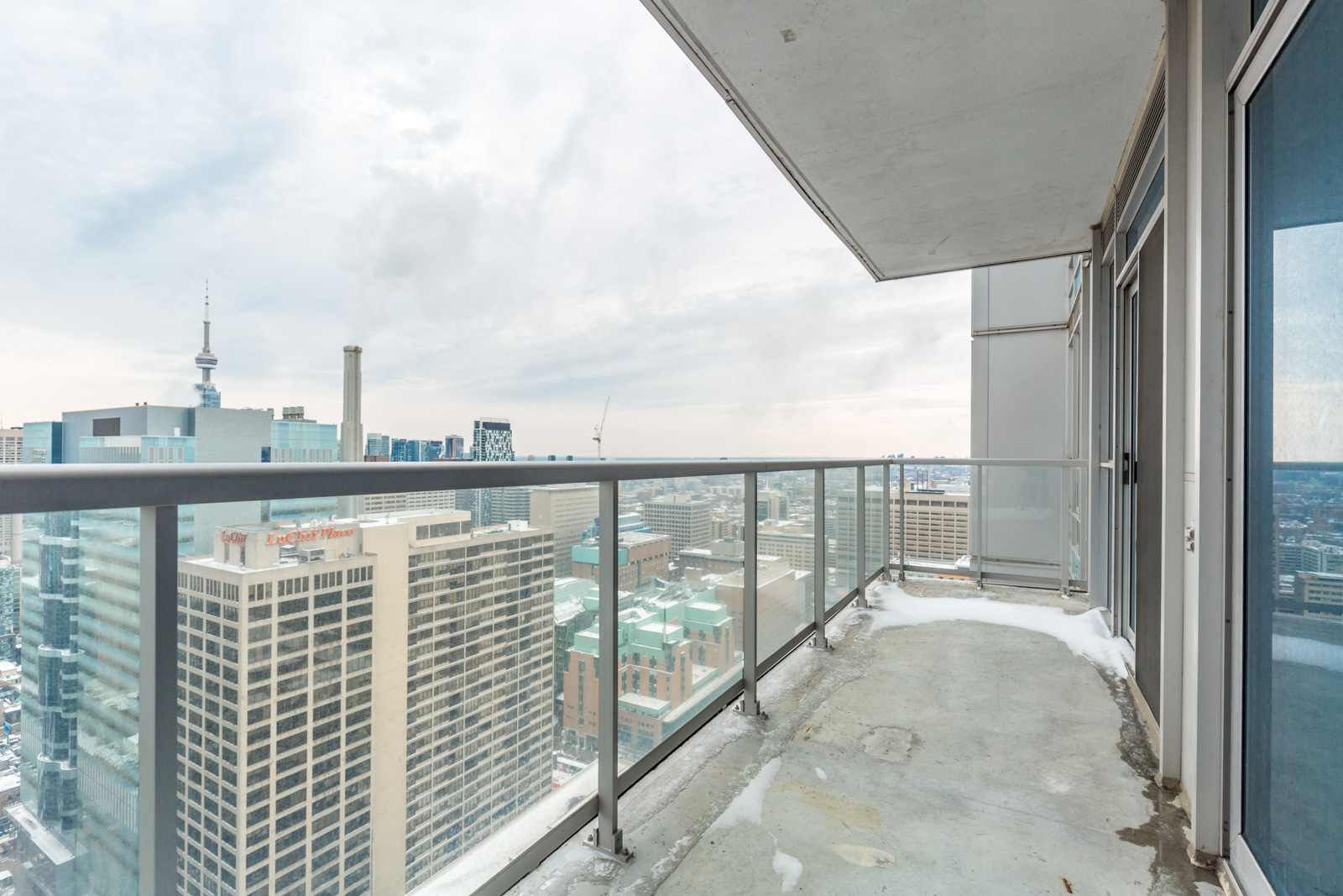 Photo of balcony and city view