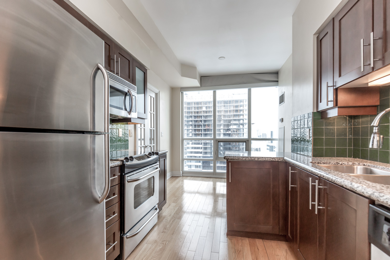 Photo of kitchen, appliances and window