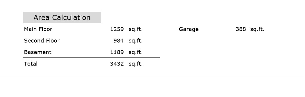 3 Logwood Court Measurements - Page 2.