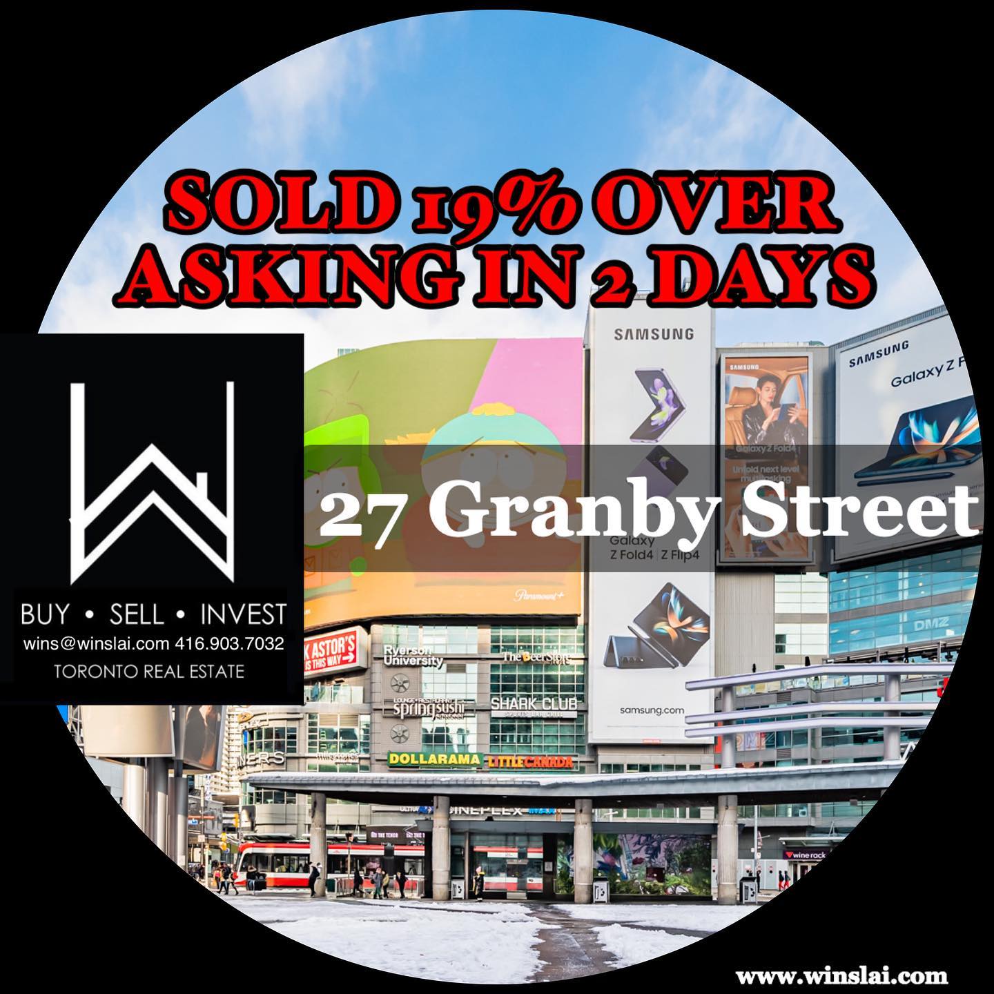 33. 27 Granby Street Sold 19 Over Asking In 2 Days Flyer