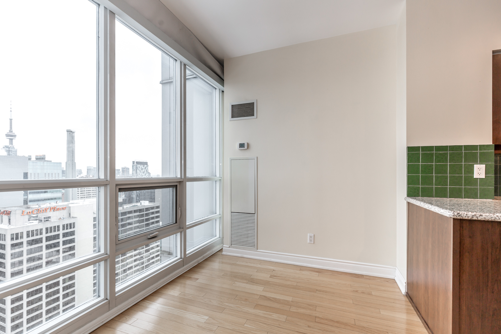 View of breakfast nook