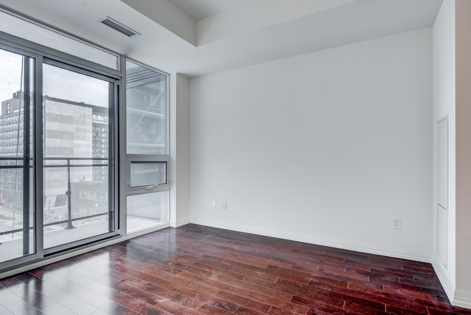 Living room and balcony