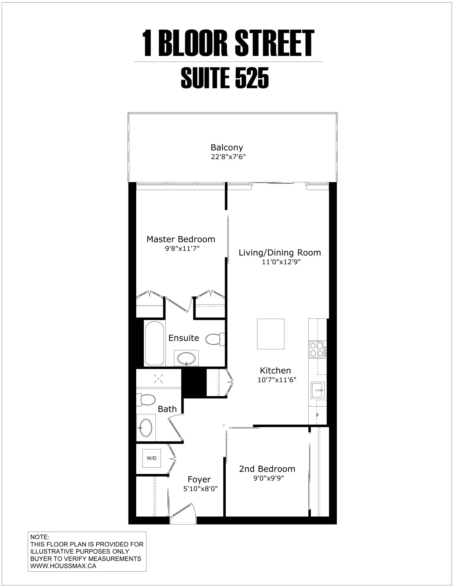 1 Bloor Street - Unit 525 - Floor Plans