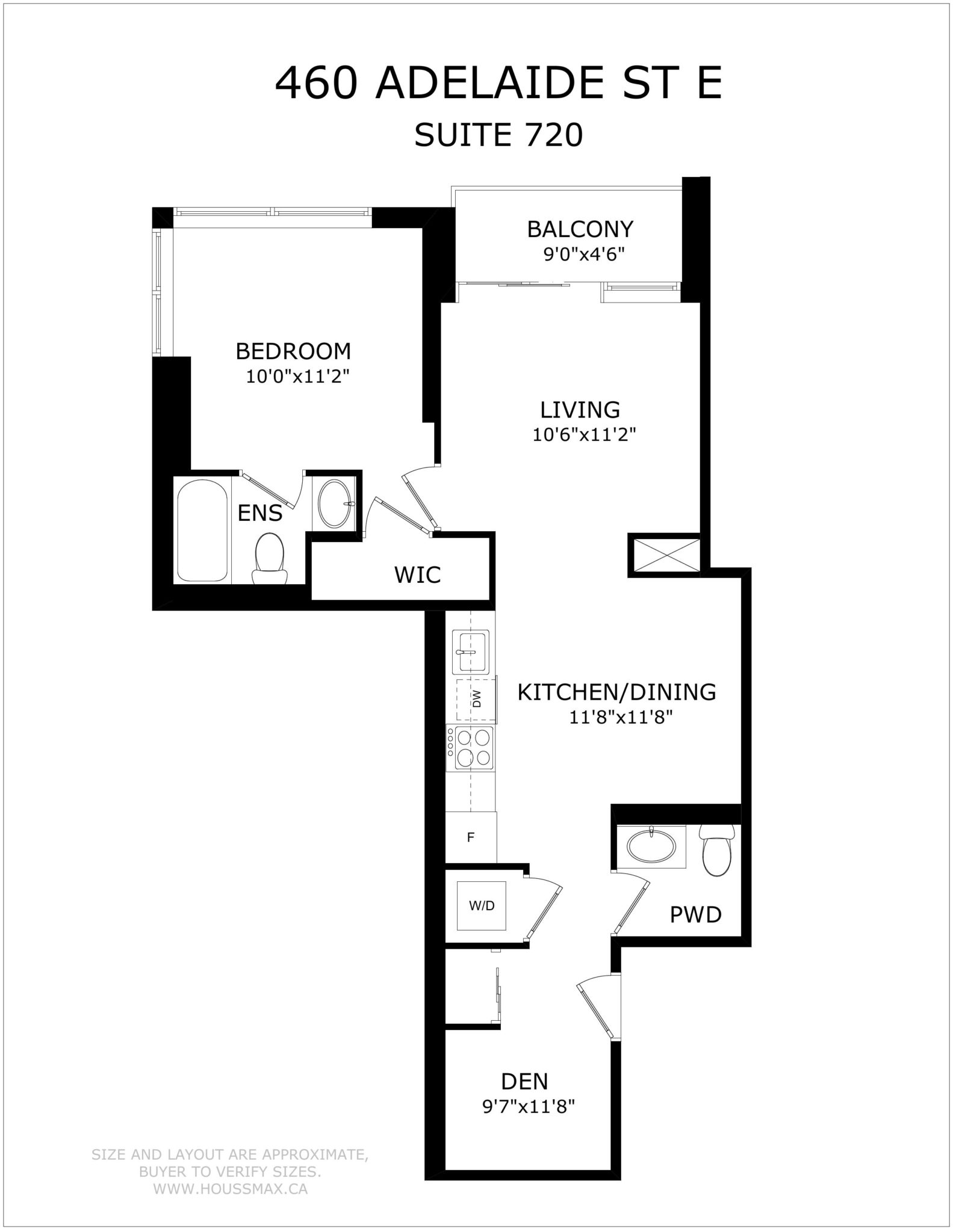 460 Adelaide St E, Unit 620's Floor Pl