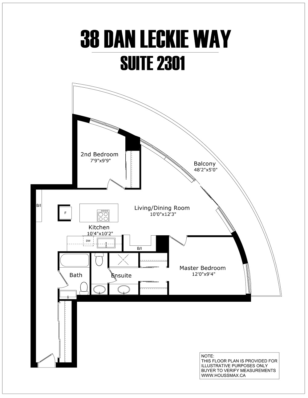Condo floor plans and layout.