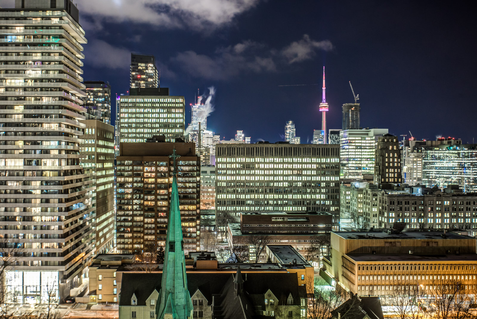 Photo of Toronto at night