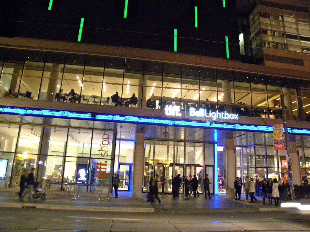 Bell TIFF Lightbox on King Street West.