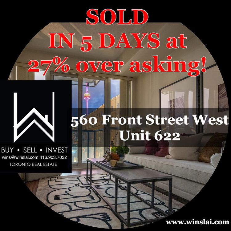 560 front st flyer saying sold in 5 days and 27% over asking.