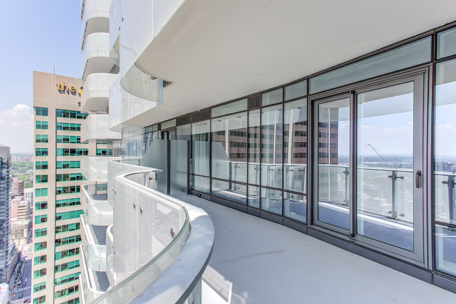 Balcony photo of 1 Bloor St E Unit 3408.