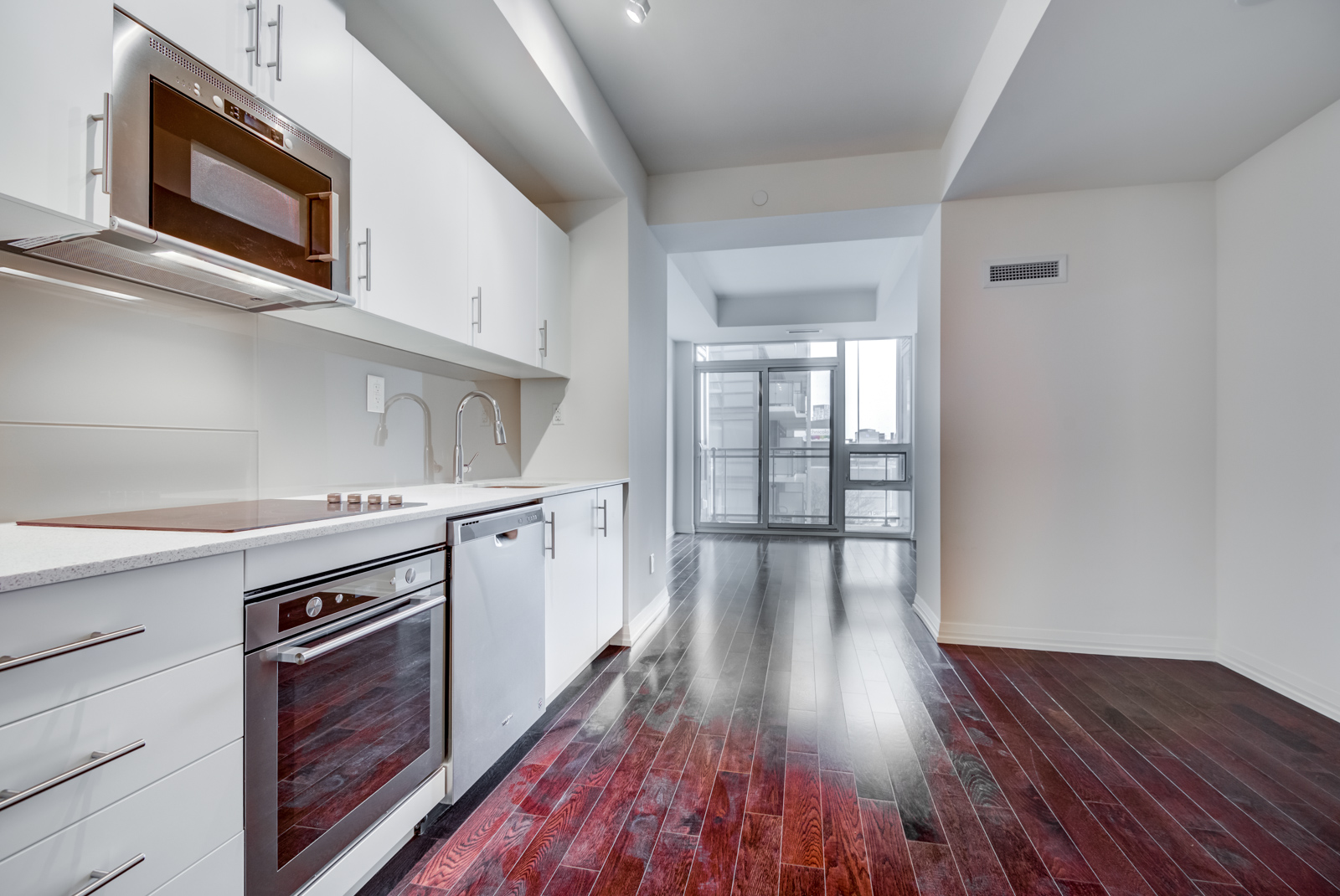 Another angle of unit 620 kitchen and dining room.