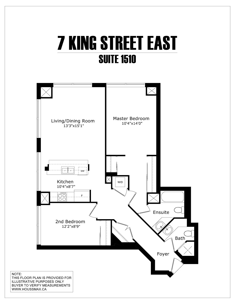 Floor plans for 7 King Street East.