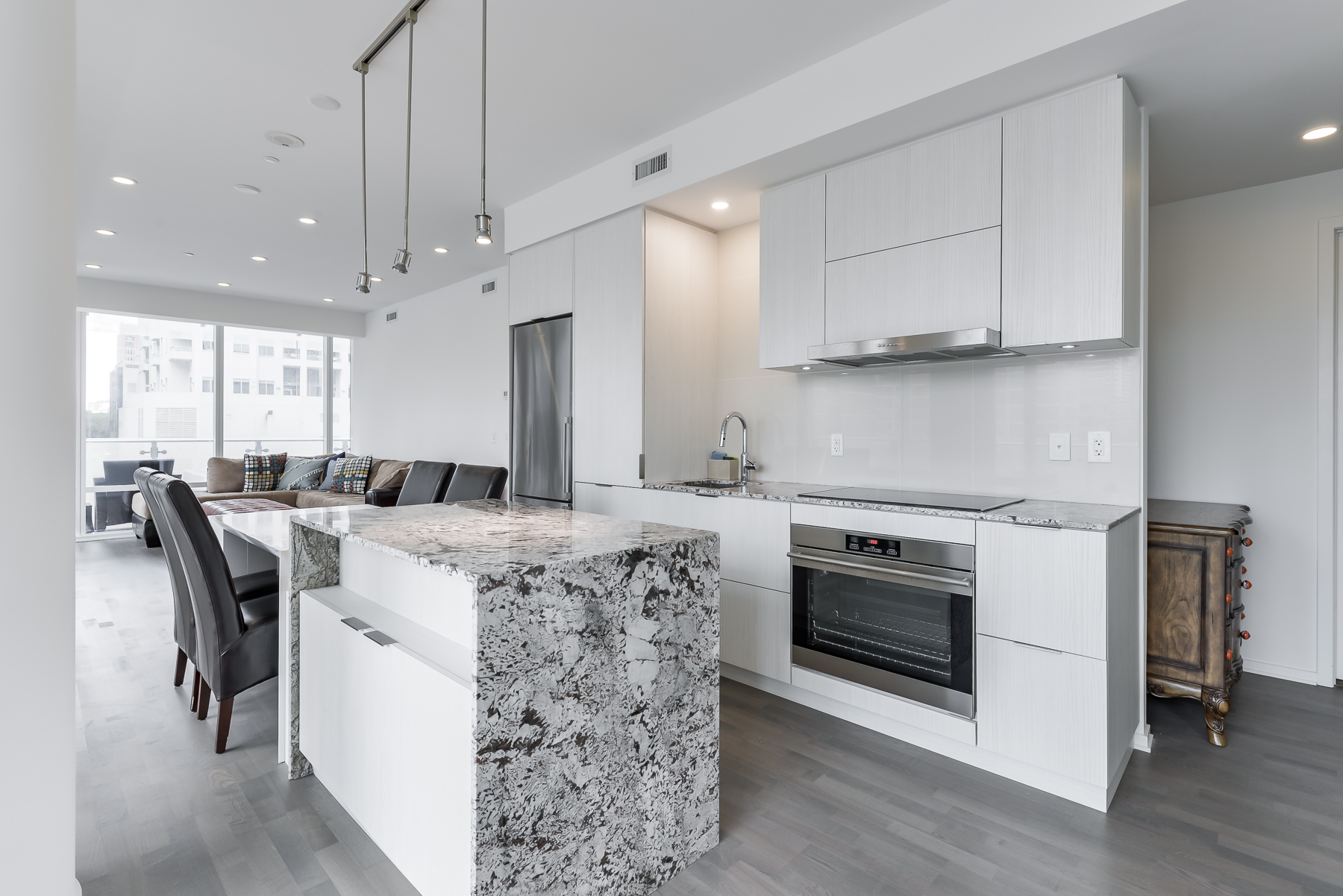 Photo of kitchen at 1 Bloor St E Unit 310 Toronto.