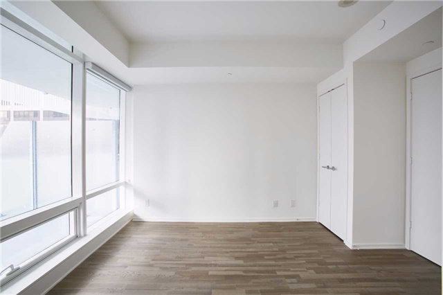 Photo of 1 Bloor Unit 3109 master bedroom. So much light pouring in from the rather huge windows.