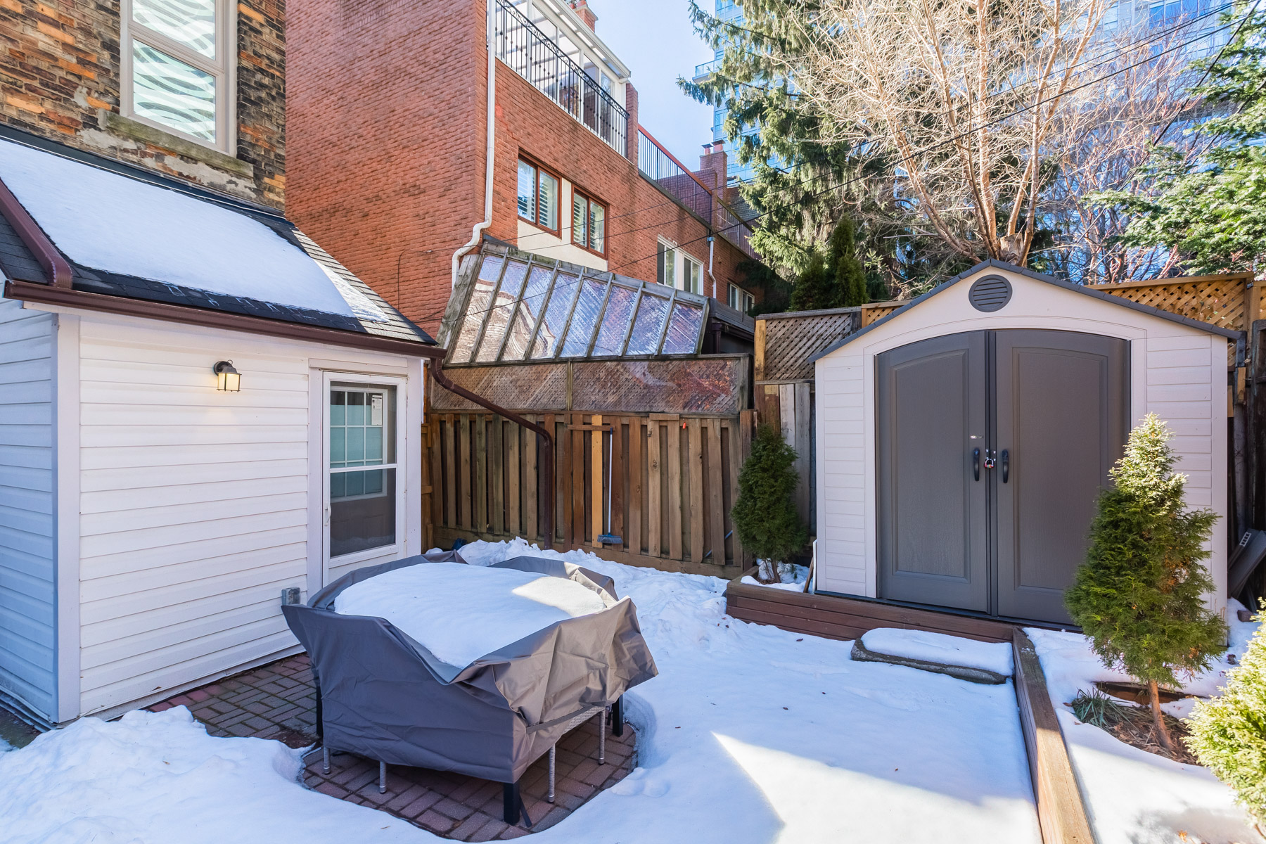 120 McGill St backyard shed