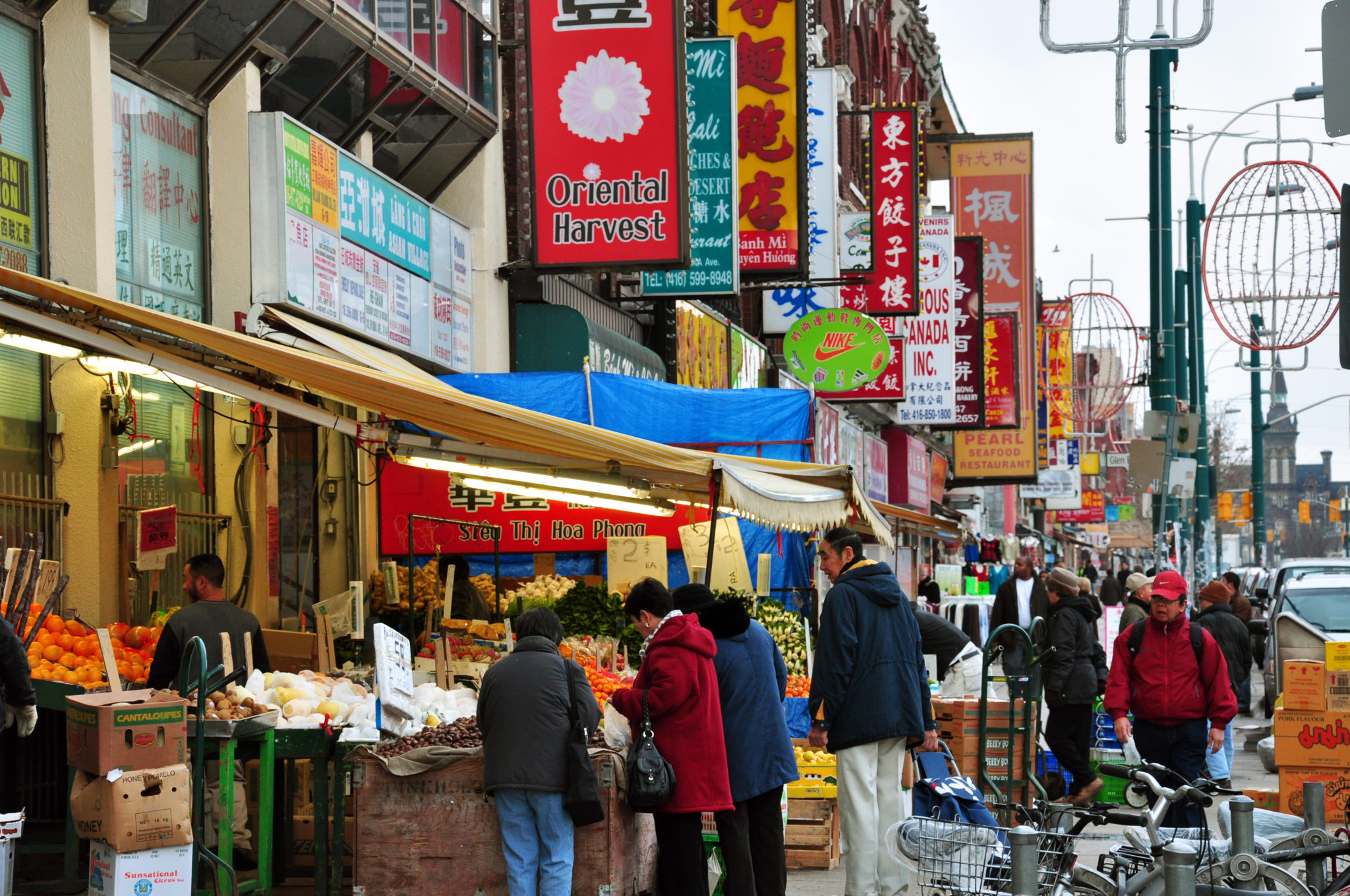 View of Toronto's Chinatown