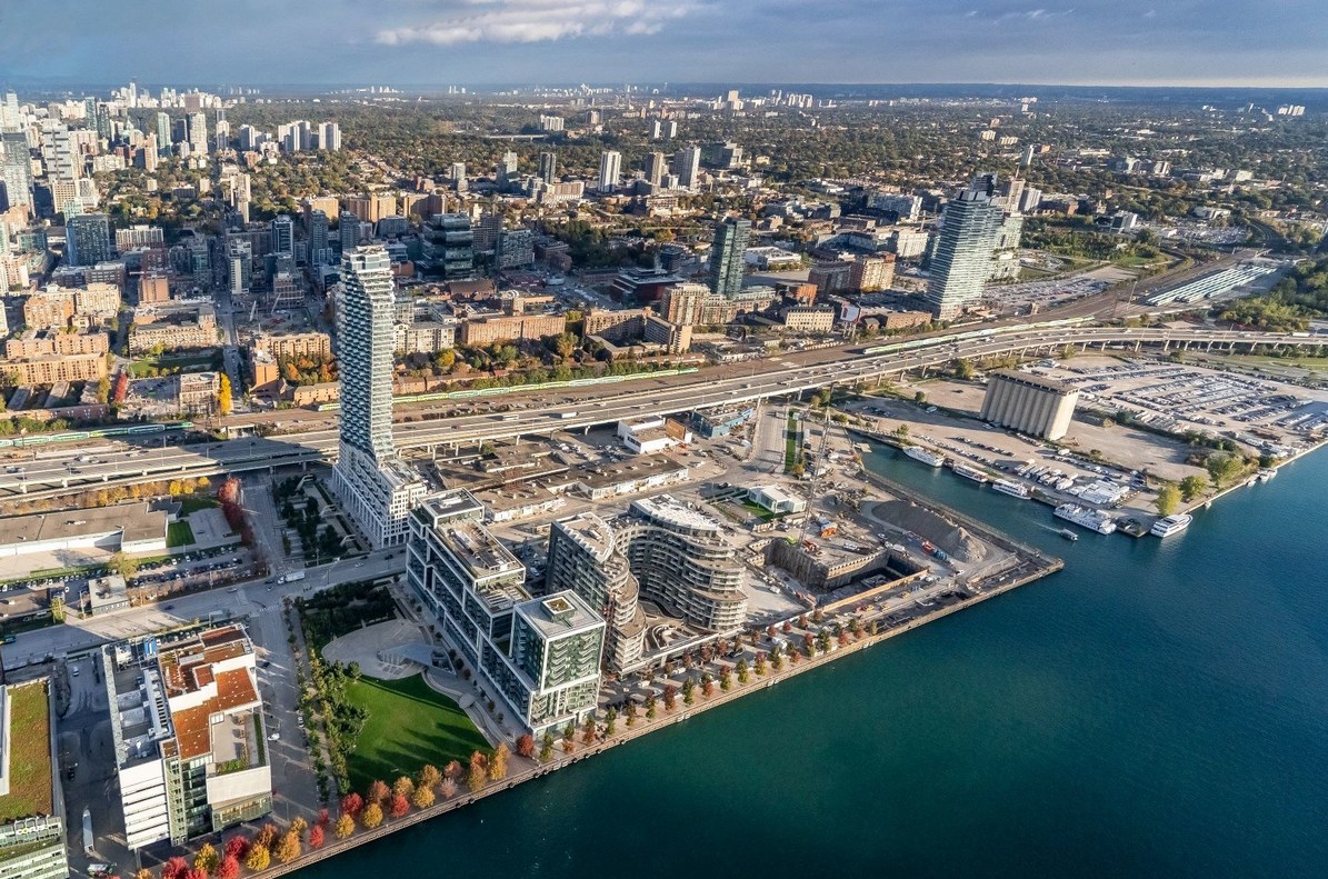 Quayside Lake Ontario 3d render