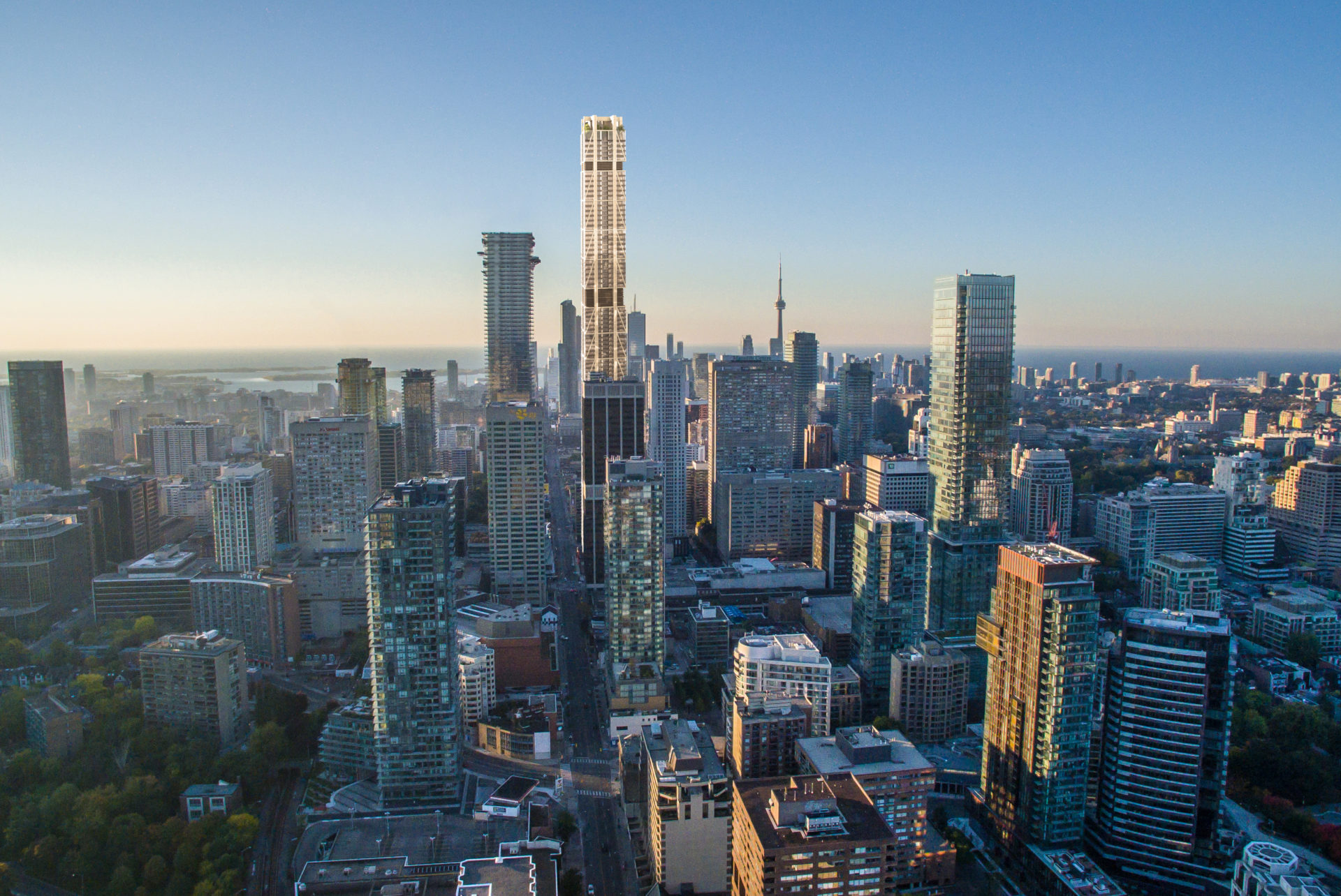 3D render of The One condo in Toronto.