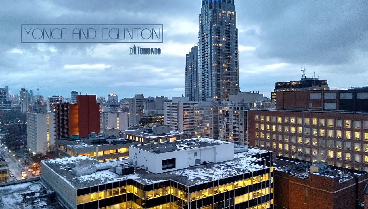 Yonge & Eglinton sky view