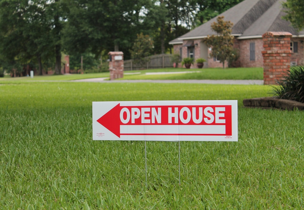 For Sale lawn sign.