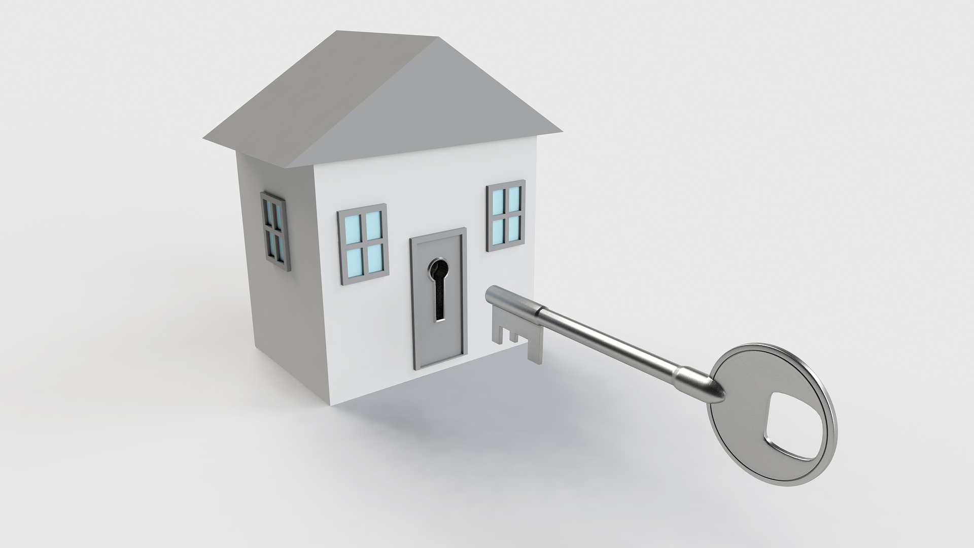 Small house and key