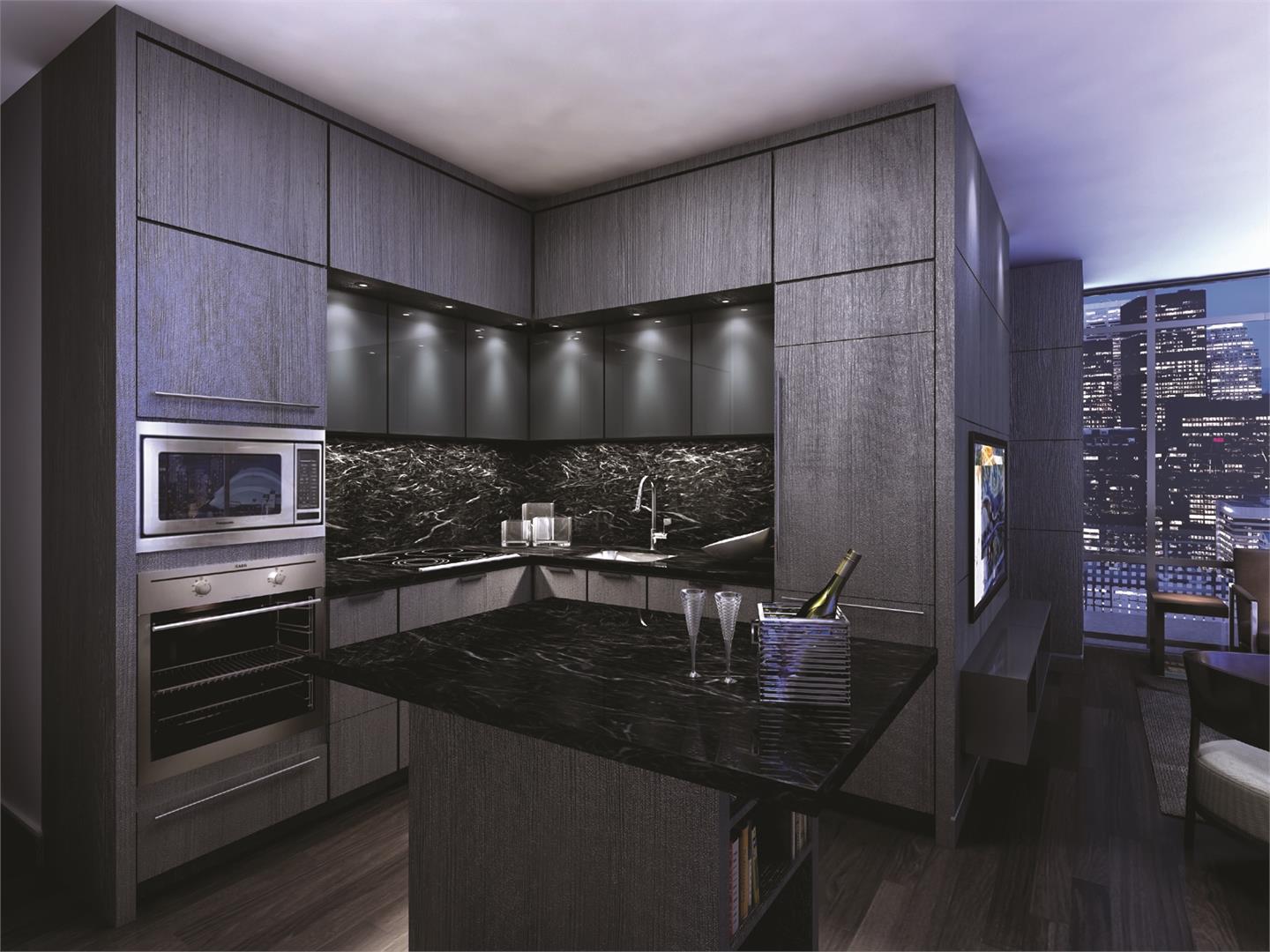 So here we see a 3d image of a typical King Blue kitchen.